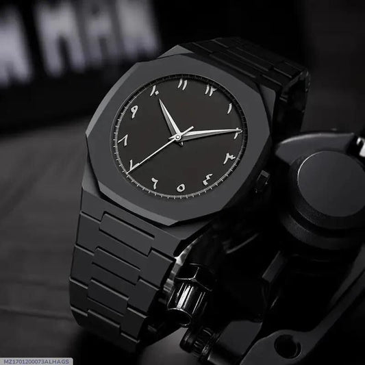 Men's Aluminium Aviator Watch